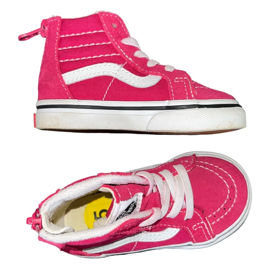 Vans Kids Sneakers - Pink and White